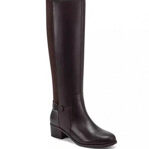 Easy Spirit Dark Brown Over the Knee Boots